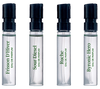 Four 2ml vials of Serviette's four fragrances